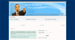 Desktop Screenshot of lettertobarackobama.com